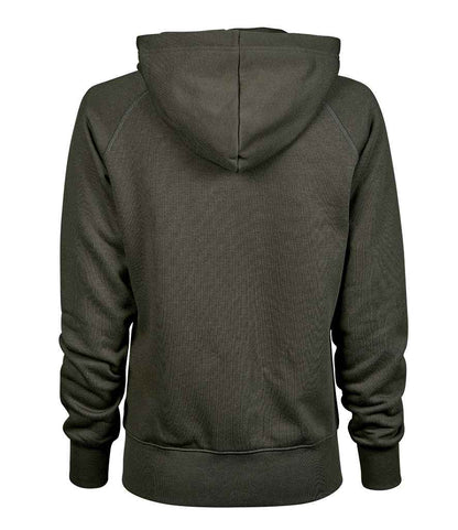 Tee Jays Ladies Fashion Zip Hooded Sweatshirt | Deep Green - Eg Clothing UK