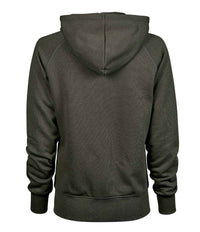 Tee Jays Ladies Fashion Zip Hooded Sweatshirt | Deep Green - Eg Clothing UK