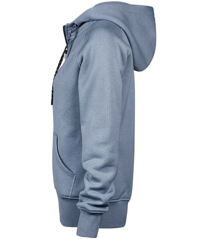 Tee Jays Ladies Fashion Zip Hooded Sweatshirt | Flintstone - Eg Clothing UK