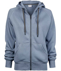 Tee Jays Ladies Fashion Zip Hooded Sweatshirt | Flintstone - Eg Clothing UK