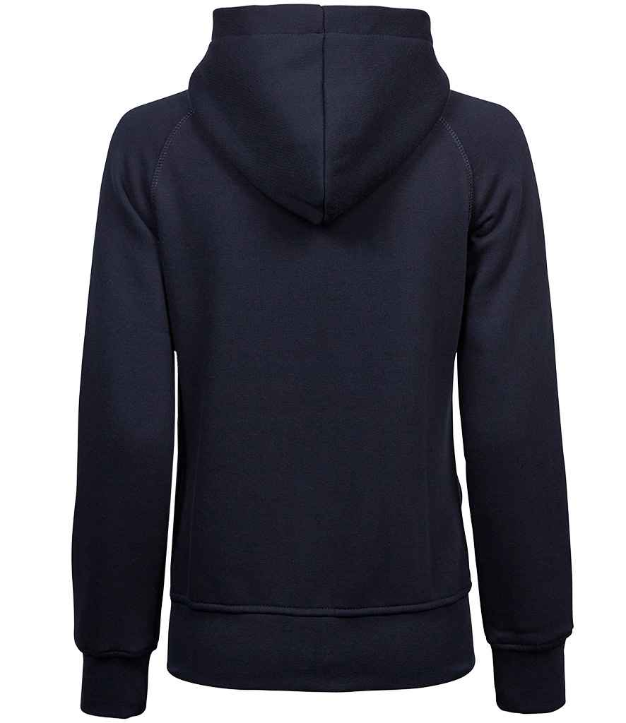 Tee Jays Ladies Fashion Zip Hooded Sweatshirt | Navy - Eg Clothing UK