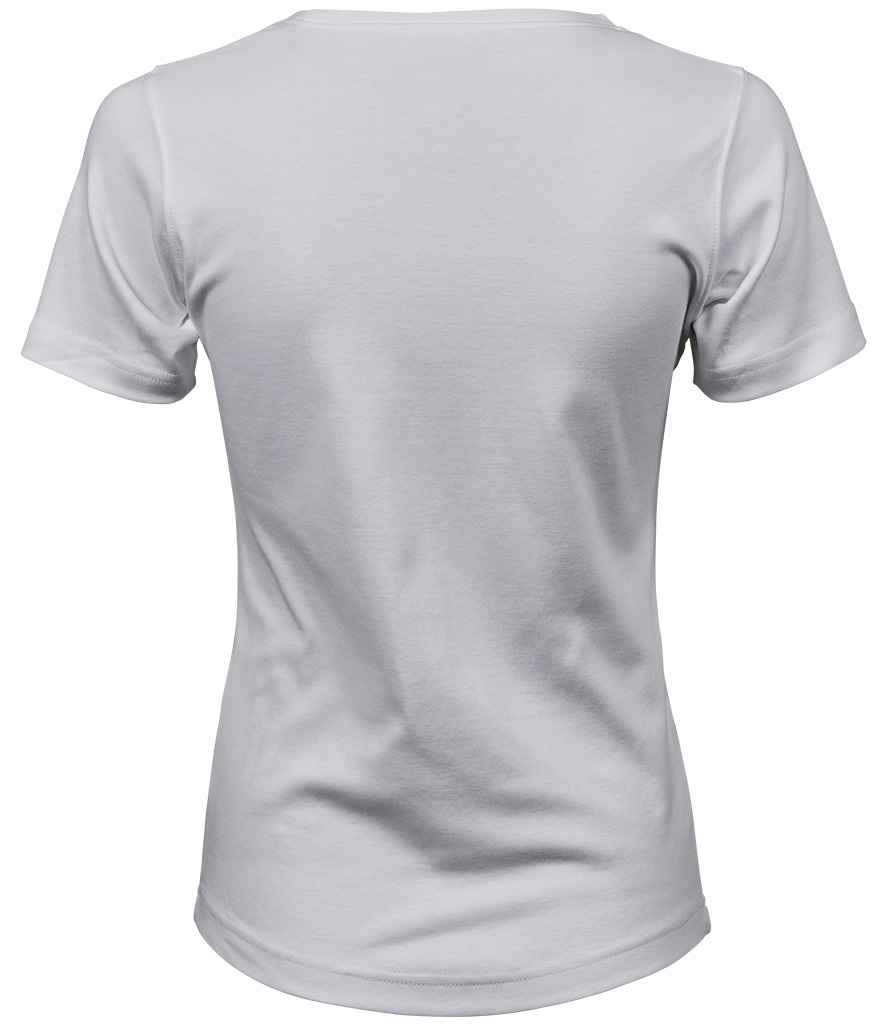 Tee Jays Ladies Interlock T - Shirt | White - Eg Clothing UK