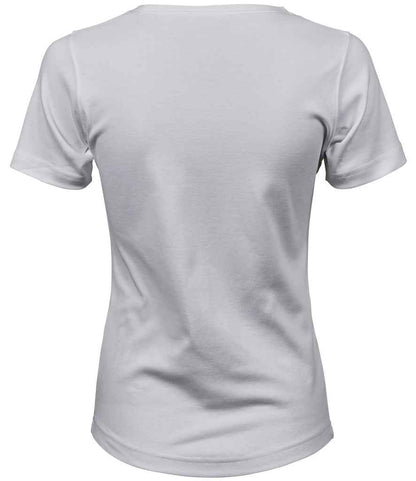 Tee Jays Ladies Interlock T - Shirt | White - Eg Clothing UK