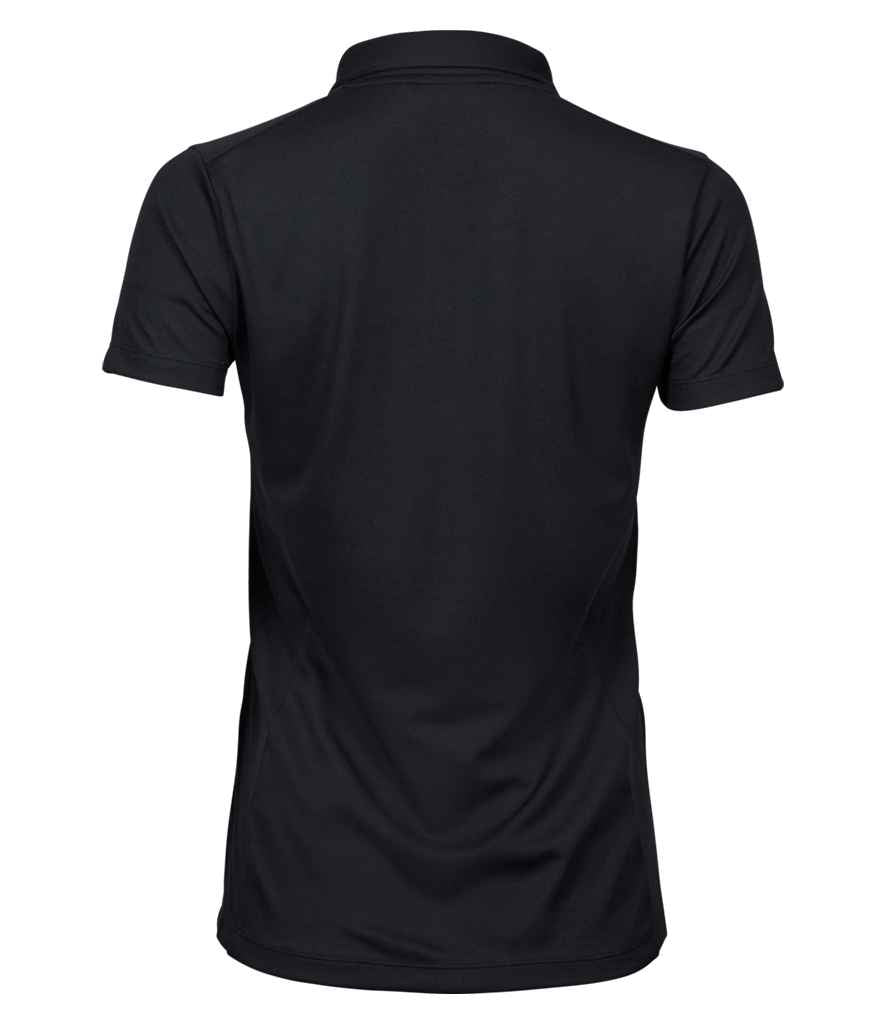 Tee Jays Ladies Luxury Sport Polo Shirt | Black - Eg Clothing UK