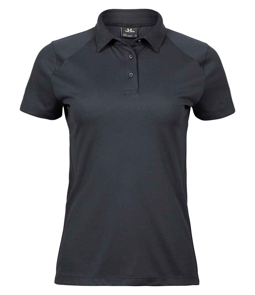 Tee Jays Ladies Luxury Sport Polo Shirt | Dark Grey - Eg Clothing UK