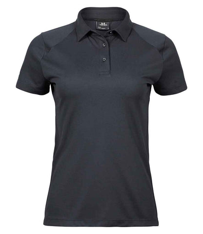Tee Jays Ladies Luxury Sport Polo Shirt | Dark Grey - Eg Clothing UK