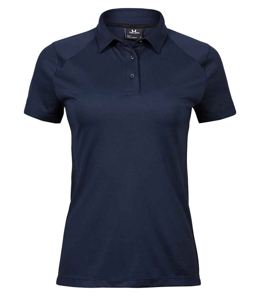 Tee Jays Ladies Luxury Sport Polo Shirt | Navy - Eg Clothing UK