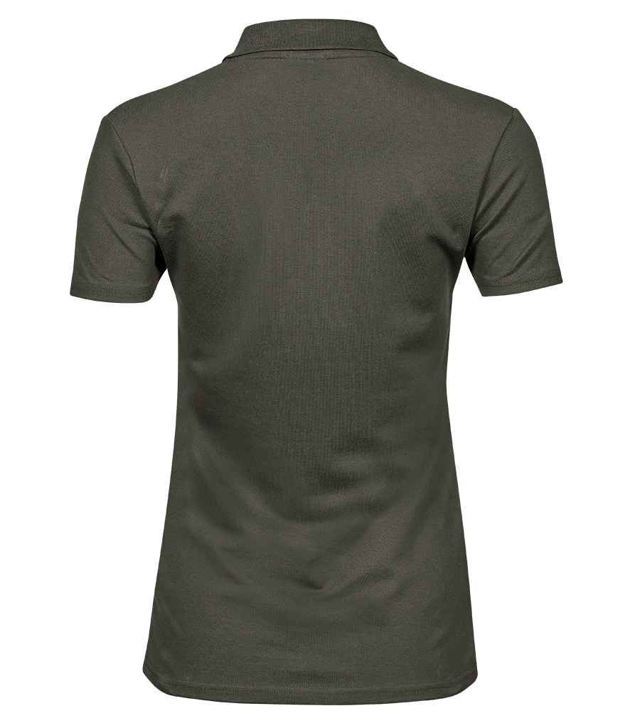 Tee Jays Ladies Luxury Stretch Polo Shirt | Deep Green - Eg Clothing UK