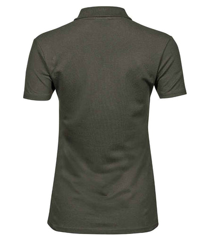 Tee Jays Ladies Luxury Stretch Polo Shirt | Deep Green - Eg Clothing UK