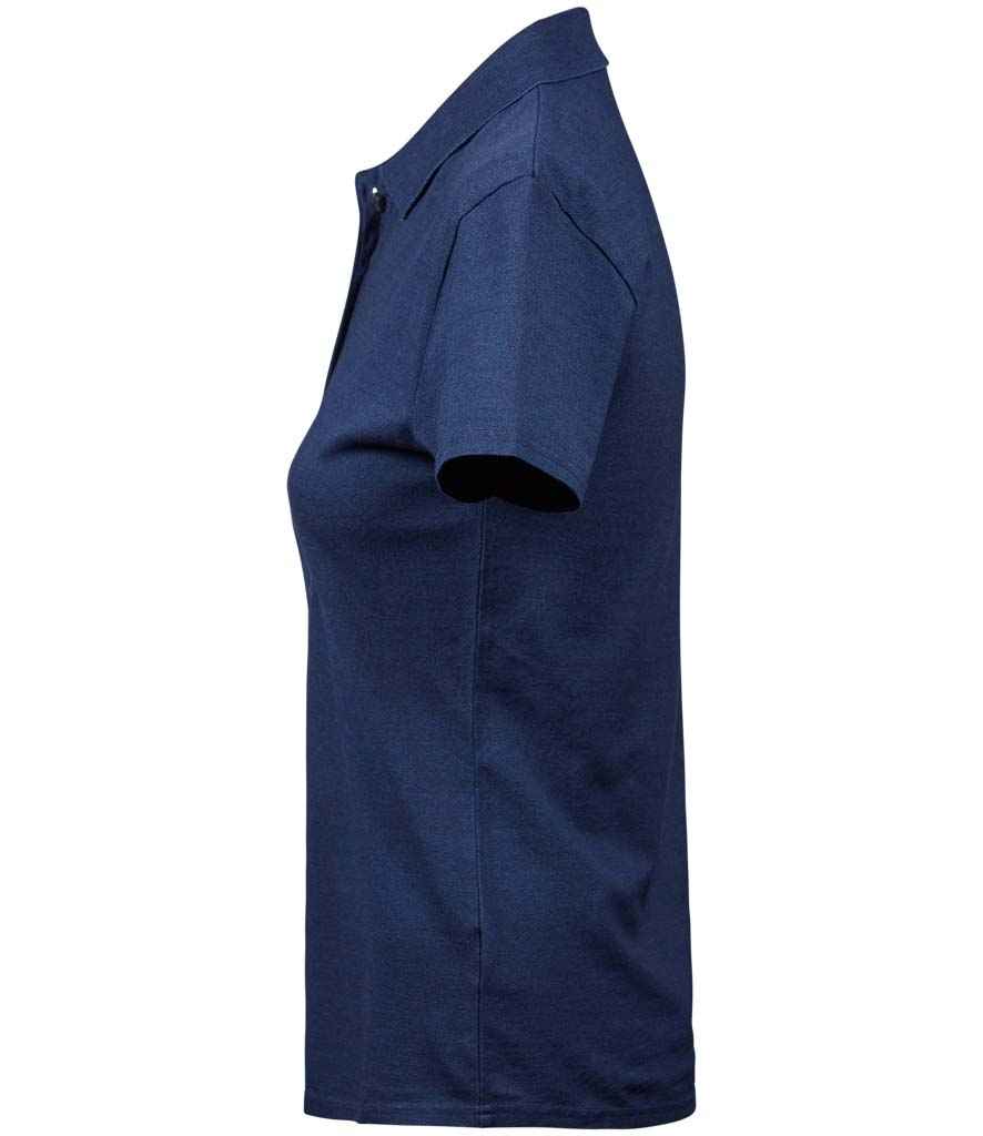 Tee Jays Ladies Luxury Stretch Polo Shirt | Denim - Eg Clothing UK