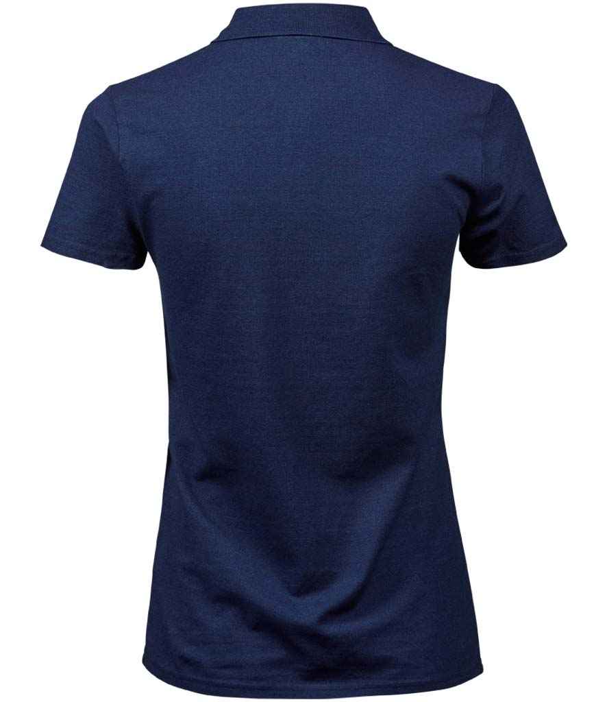 Tee Jays Ladies Luxury Stretch Polo Shirt | Denim - Eg Clothing UK