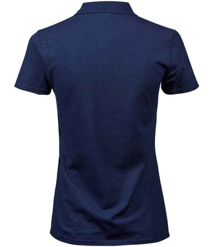 Tee Jays Ladies Luxury Stretch Polo Shirt | Denim - Eg Clothing UK