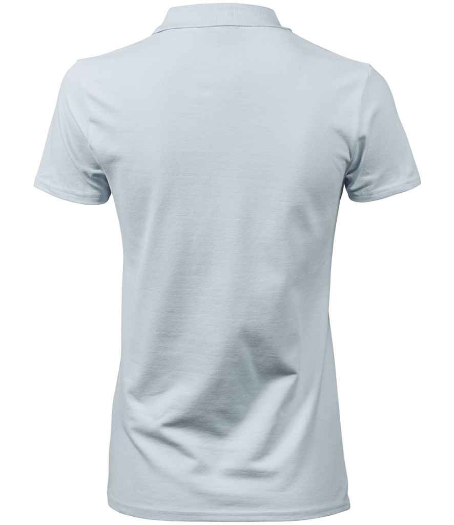 Tee Jays Ladies Luxury Stretch Polo Shirt | Ice Blue - Eg Clothing UK