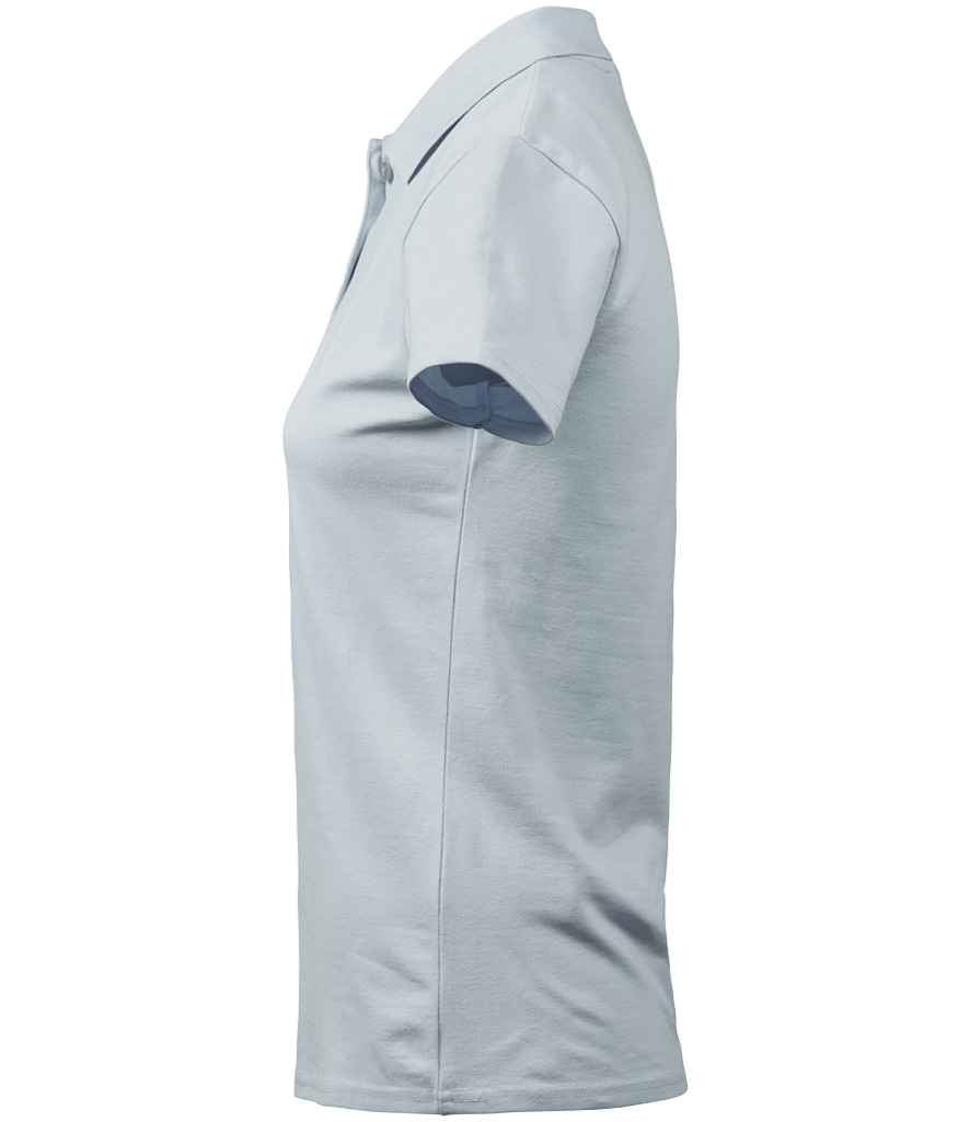Tee Jays Ladies Luxury Stretch Polo Shirt | Ice Blue - Eg Clothing UK