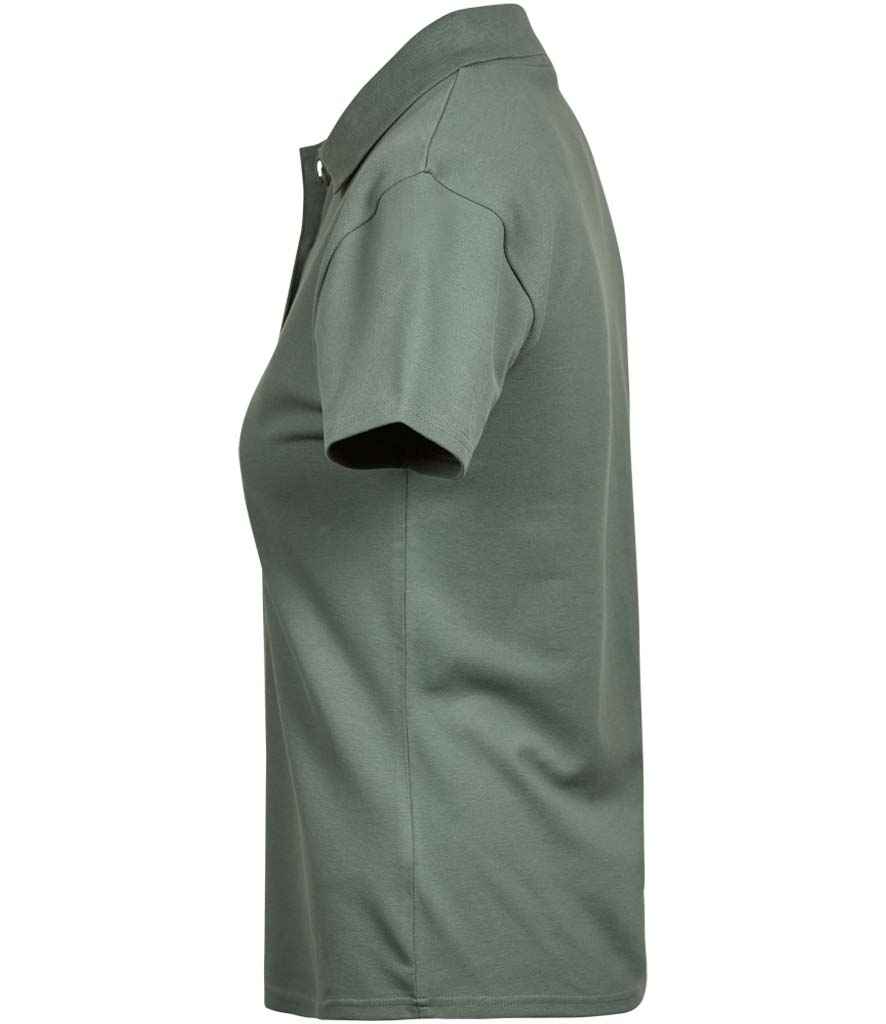 Tee Jays Ladies Luxury Stretch Polo Shirt | Leaf Green - Eg Clothing UK