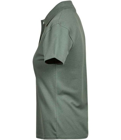 Tee Jays Ladies Luxury Stretch Polo Shirt | Leaf Green - Eg Clothing UK