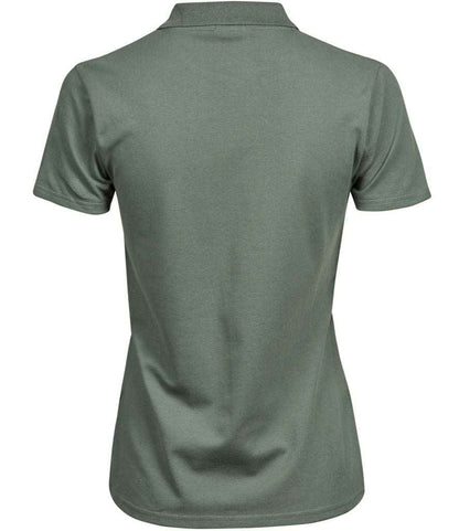 Tee Jays Ladies Luxury Stretch Polo Shirt | Leaf Green - Eg Clothing UK