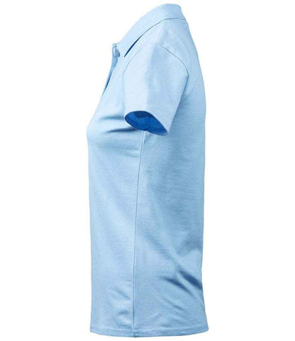 Tee Jays Ladies Luxury Stretch Polo Shirt | Light Blue - Eg Clothing UK