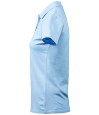 Tee Jays Ladies Luxury Stretch Polo Shirt | Light Blue - Eg Clothing UK