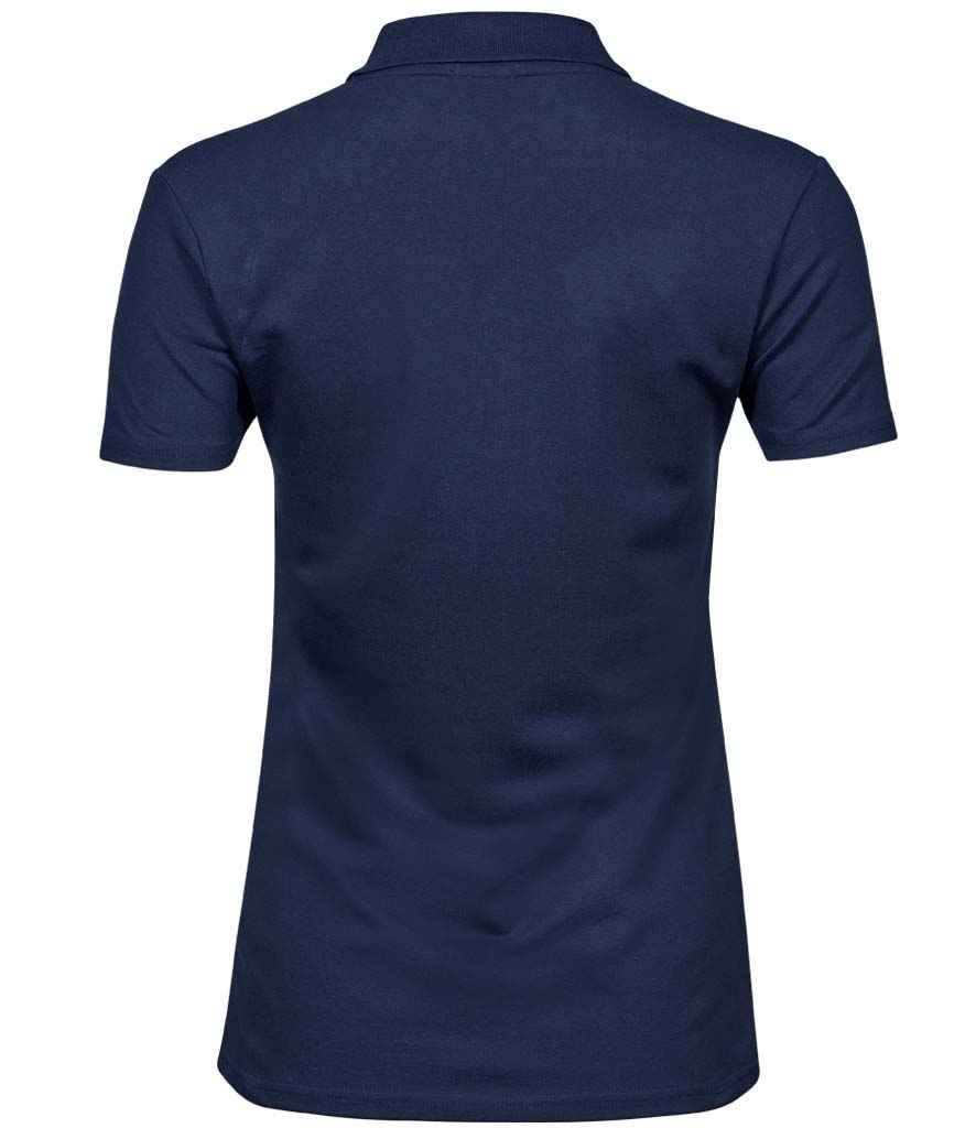 Tee Jays Ladies Luxury Stretch Polo Shirt | Navy - Eg Clothing UK