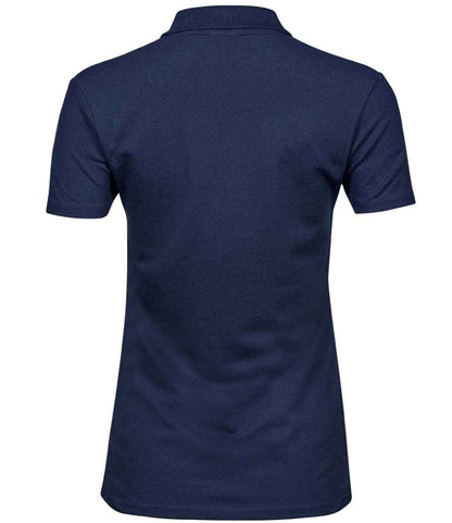 Tee Jays Ladies Luxury Stretch Polo Shirt | Navy - Eg Clothing UK