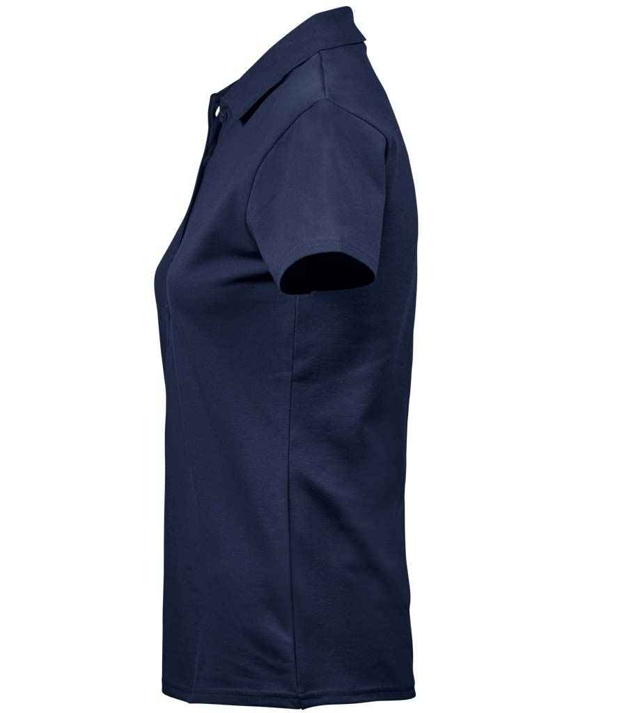 Tee Jays Ladies Luxury Stretch Polo Shirt | Navy - Eg Clothing UK