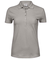 Tee Jays Ladies Luxury Stretch Polo Shirt | Stone - Eg Clothing UK