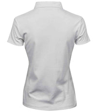 Tee Jays Ladies Pima Cotton Interlock Polo Shirt | White - Eg Clothing UK