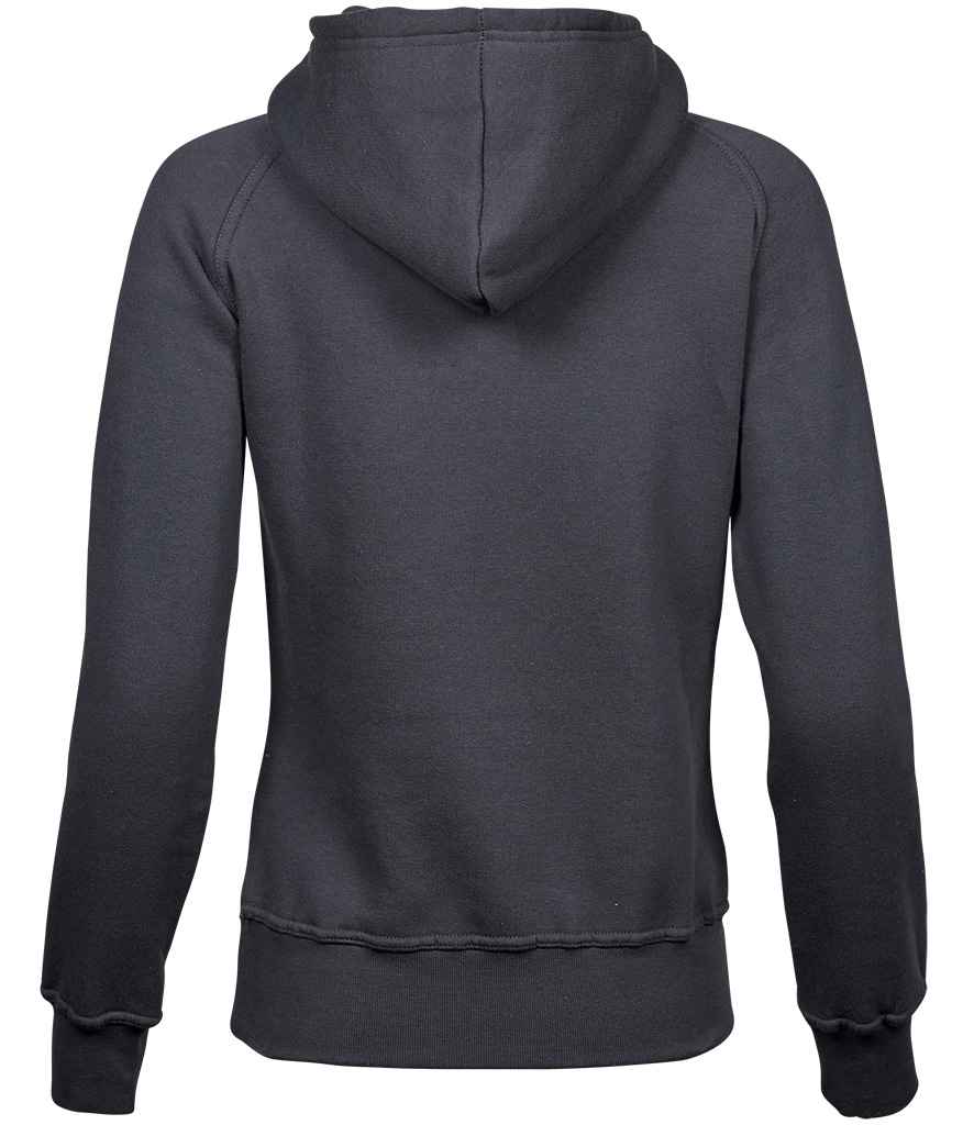 Tee Jays Ladies Raglan Hooded Sweatshirt | Dark Grey - Eg Clothing UK