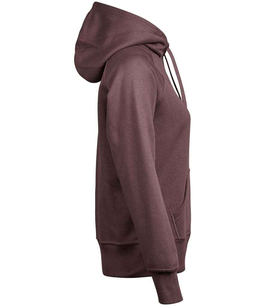 Tee Jays Ladies Raglan Hooded Sweatshirt | Grape - Eg Clothing UK