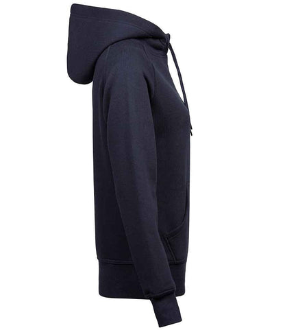 Tee Jays Ladies Raglan Hooded Sweatshirt | Navy - Eg Clothing UK