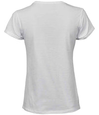 Tee Jays Ladies Roll - Up T - Shirt | White - Eg Clothing UK
