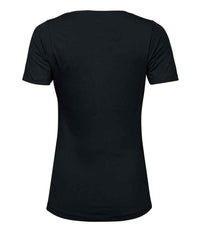 Tee Jays Ladies Stretch T - Shirt | Black - Eg Clothing UK