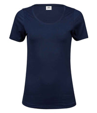 Tee Jays Ladies Stretch T - Shirt | Navy - Eg Clothing UK