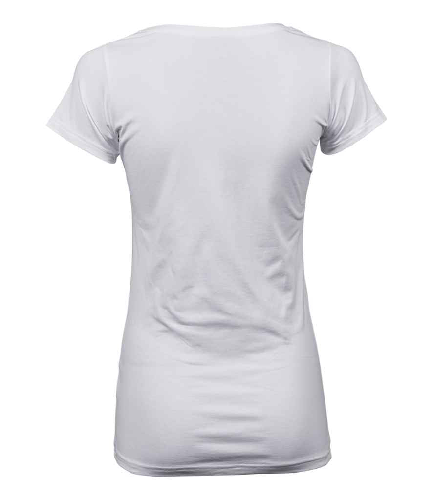 Tee Jays Ladies Stretch T - Shirt | White - Eg Clothing UK