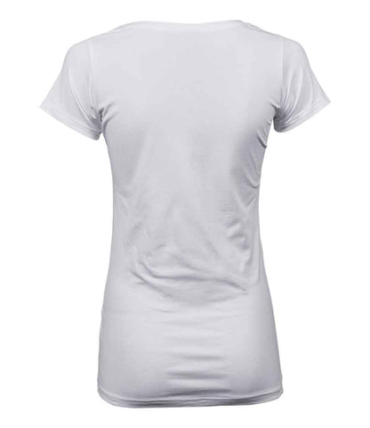 Tee Jays Ladies Stretch T - Shirt | White - Eg Clothing UK