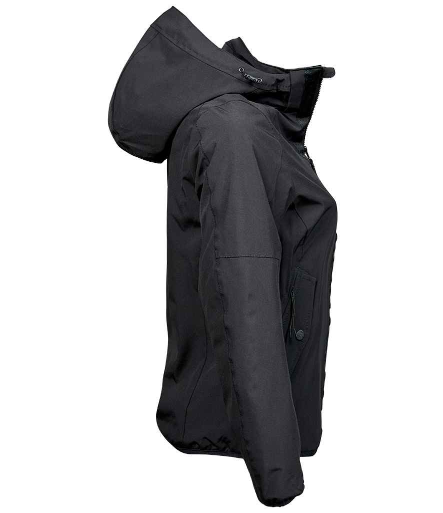 Tee Jays Ladies Urban Adventure Shell Jacket | Black - Eg Clothing UK