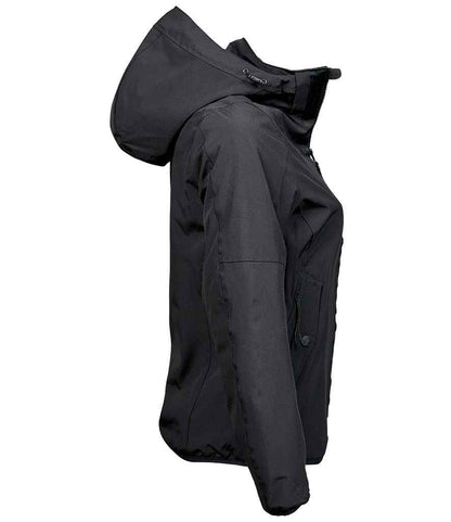 Tee Jays Ladies Urban Adventure Shell Jacket | Black - Eg Clothing UK