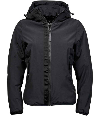 Tee Jays Ladies Urban Adventure Shell Jacket | Black - Eg Clothing UK