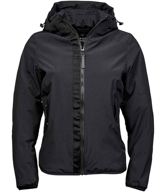 Tee Jays Ladies Urban Adventure Shell Jacket | Black - Eg Clothing UK