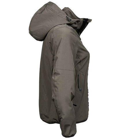 Tee Jays Ladies Urban Adventure Shell Jacket | Dark Olive - Eg Clothing UK