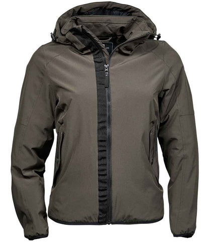 Tee Jays Ladies Urban Adventure Shell Jacket | Dark Olive - Eg Clothing UK