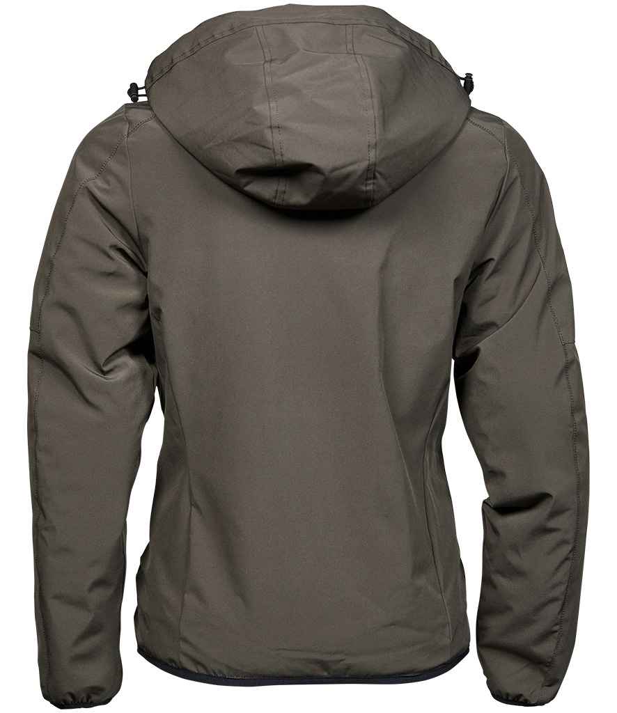 Tee Jays Ladies Urban Adventure Shell Jacket | Dark Olive - Eg Clothing UK
