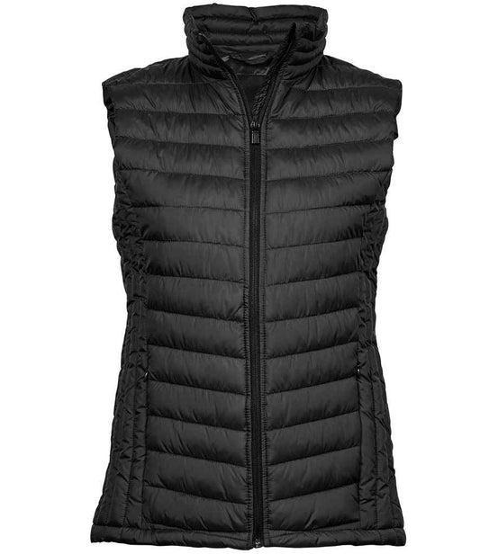 Tee Jays Ladies Zepelin Padded Bodywarmer | Black - Eg Clothing UK