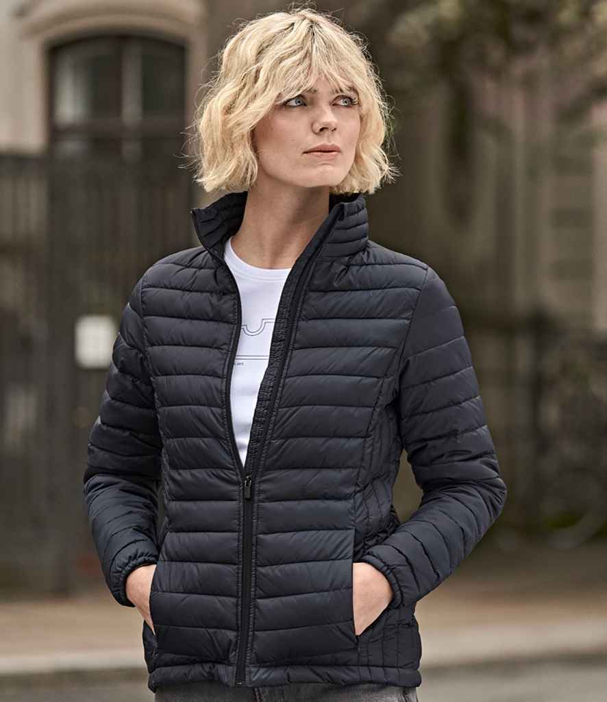 Tee Jays Ladies Zepelin Padded Jacket | Black - Eg Clothing UK