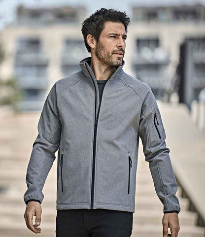 Tee Jays Lightweight Performance Soft Shell Jacket | Grey Melange - Eg Clothing UK