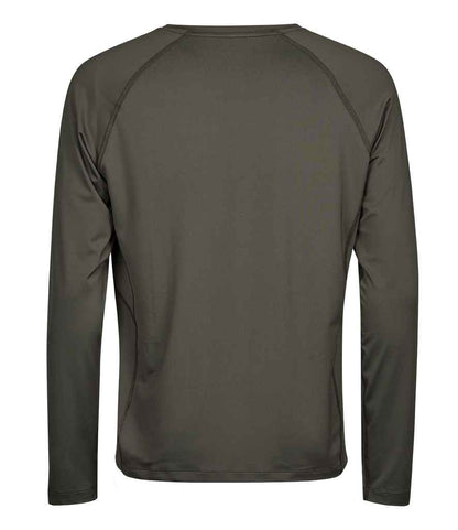 Tee Jays Long Sleeve CoolDry™ T - Shirt | Deep Green - Eg Clothing UK