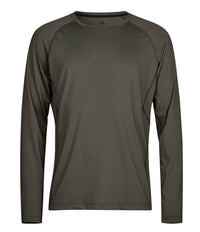 Tee Jays Long Sleeve CoolDry™ T - Shirt | Deep Green - Eg Clothing UK