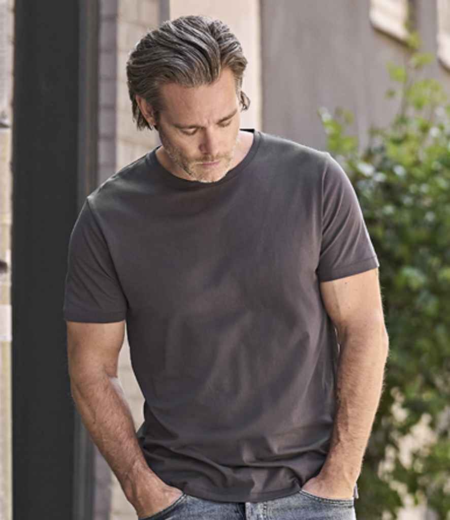 Tee Jays Luxury Cotton T - Shirt | Dark Grey - Eg Clothing UK