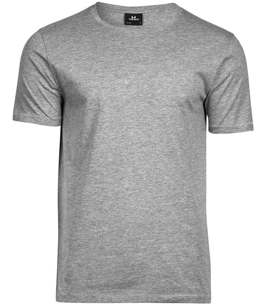 Tee Jays Luxury Cotton T - Shirt | Heather Grey - Eg Clothing UK